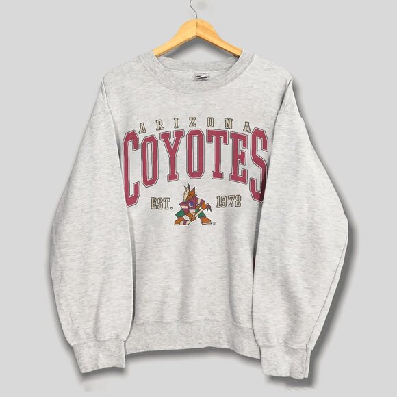 90s Arizona Coyotes Sweatshirt, Coyotes Hockey Sweatshirt, Vintage NHL Shirt Tee - Picture 1 of 2